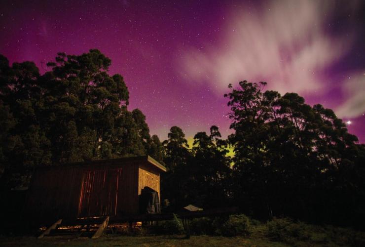Aurora australe, Bruny Island, Tasmania © Tourism Australia