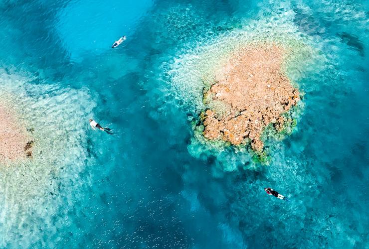 西オーストラリア州、ロウリー・ショールズ、シュノーケリング © Tourism Australia