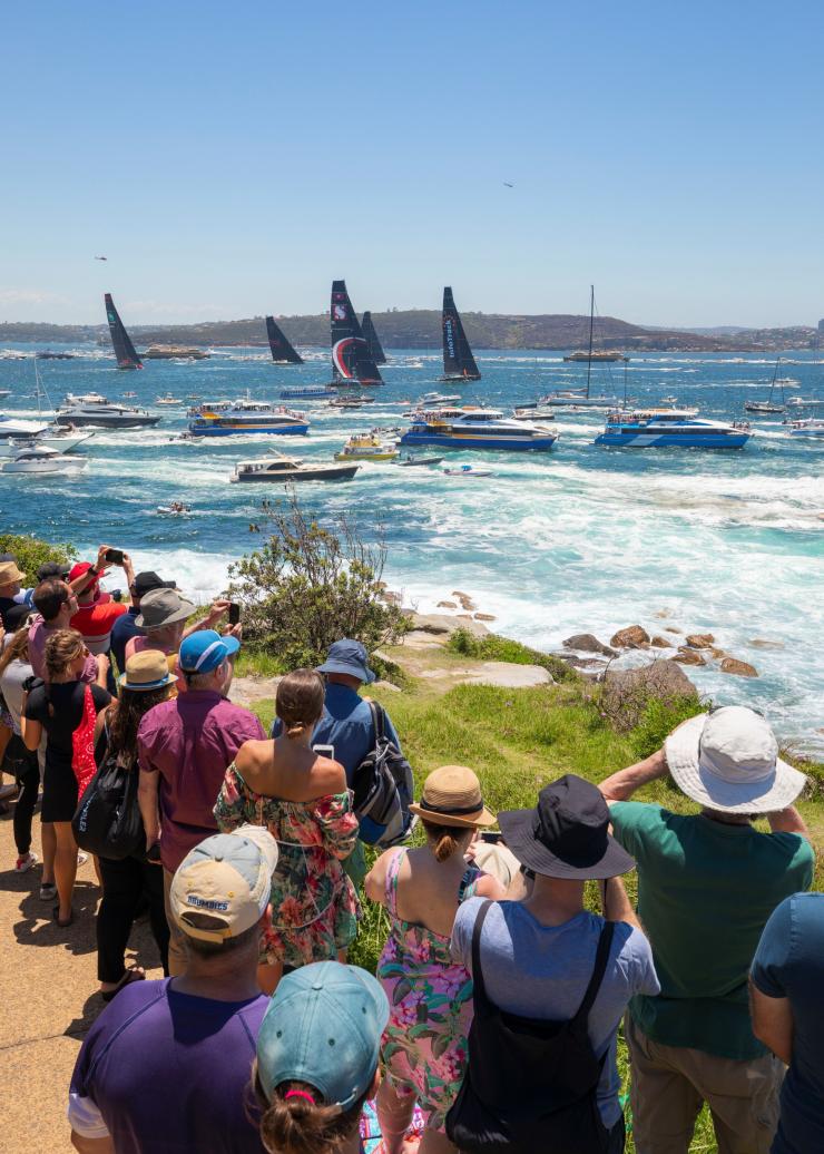 ニュー・サウス・ウェールズ州、シドニー、シドニー・トゥー・ホバート・ヨット・レース © Destination NSW