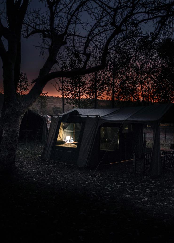 西オーストラリア州、エル・クエストロ・ステーション、キャンプ © Tourism Western Australia