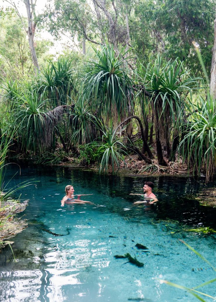 ノーザンテリトリー、エルセイ国立公園、ビター・スプリングス © Tourism NT