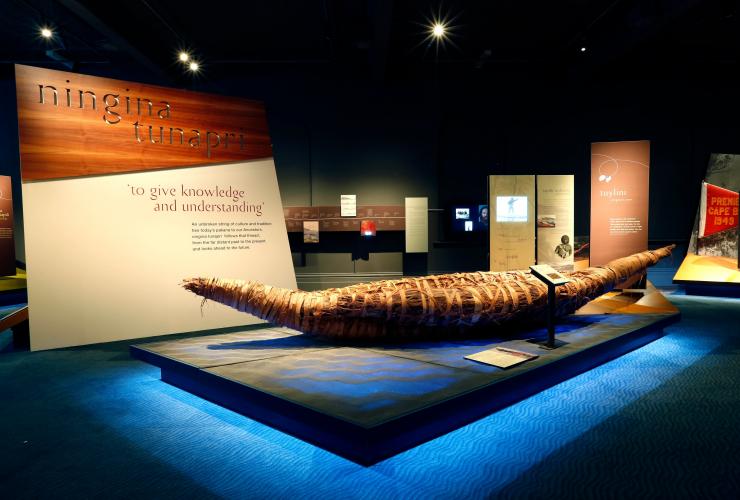 タスマニア州、ホバート、タスマニア博物館と美術館のアボリジナル文化体験 © Tasmanian Museum and Art Gallery