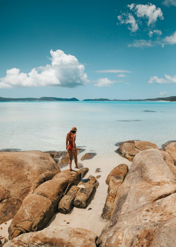 クイーンズランド州、ウィットサンデー諸島、ホワイトヘブン・ビーチ © Tourism and Events Queensland