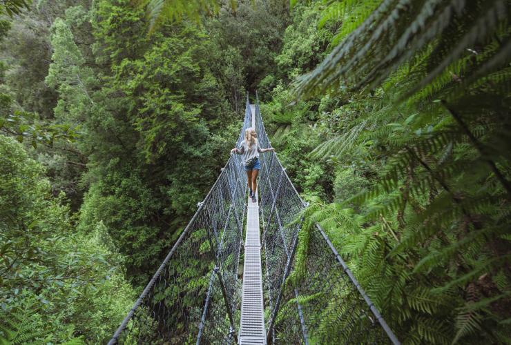 タスマニア州、モンテズマ・フォールズ © Tourism Australia