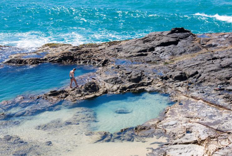 クイーンズランド州、フレーザー・コースト、ガリ、シャンパン・プール © Darren Jew / Tourism and Events Queensland