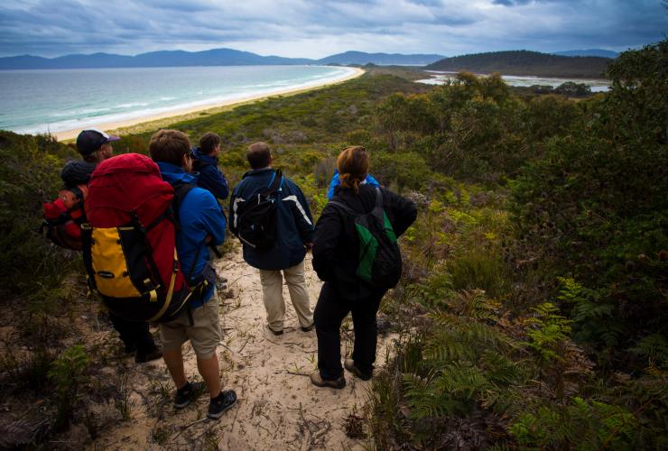 タスマニア州、ブルーニー島、アドベンチャー・ベイ、ブルーニー・アイランド・ロング・ウィークエンド © Tourism Australia