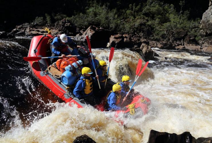 塔斯曼尼亞（Tasmania）佛蘭克林河（Franklin River）的佛蘭克林河激流（Franklin River Rafting）©佛蘭克林河激流