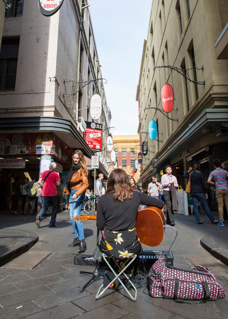 維多利亞州墨爾本中心廣場（Centre Place）巷道©澳洲旅遊局