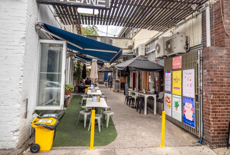 昆士蘭州佛特谷溫巷（Winn Lane）的餐廳©澳洲旅遊局