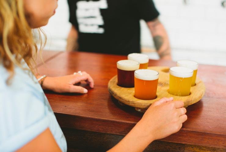 新南威爾士州拜倫灣的Stone and Wood Brewing Company啤酒廠©新南威爾士州旅遊局