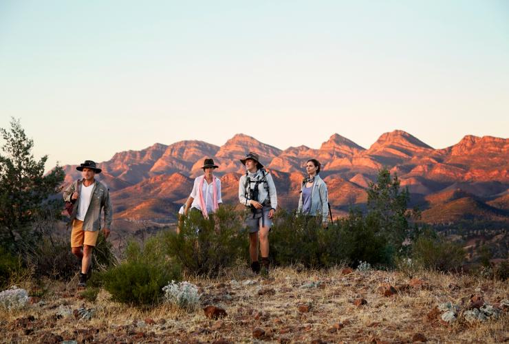 南澳州（South Australia）費蓮達山脈（Flinders Ranges）路格士山（Ruger′s Hill）的阿卡巴徒步之旅（Arkaba Walk）©澳洲旅遊局
