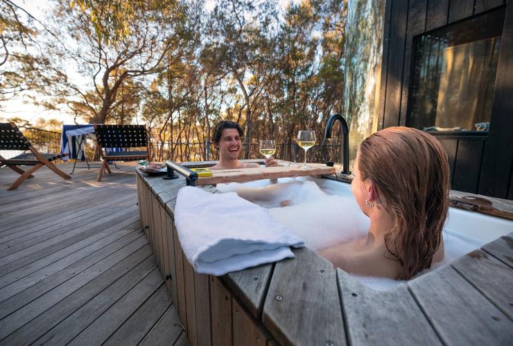 塔斯曼尼亞菲欣納（Freycinet）的菲欣納旅館（Freycinet Lodge）©Daniel Tran