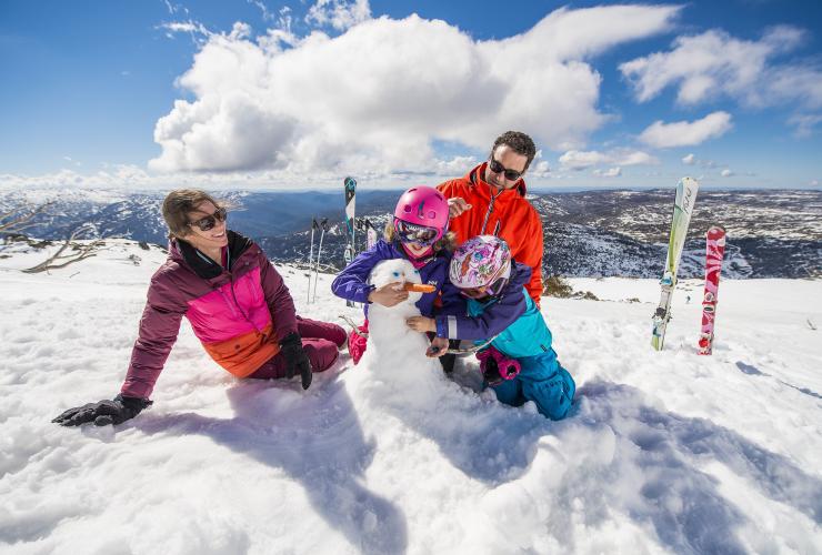 新南威爾士州大雪山的Perisher滑雪度假村©新南威爾士州旅遊局